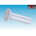 GR 5 #3 FLAT HD PLOW BOLTS, FT, ZP_5